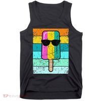 Summer Popsicle Funny Ice Cream Beach Pool Party Tank Top thumb 0