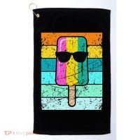 Summer Popsicle Funny Ice Cream Beach Pool Party Golf Towel thumb 0