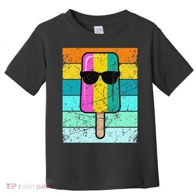 Summer Popsicle Funny Ice Cream Beach Pool Party Toddler T-Shirt