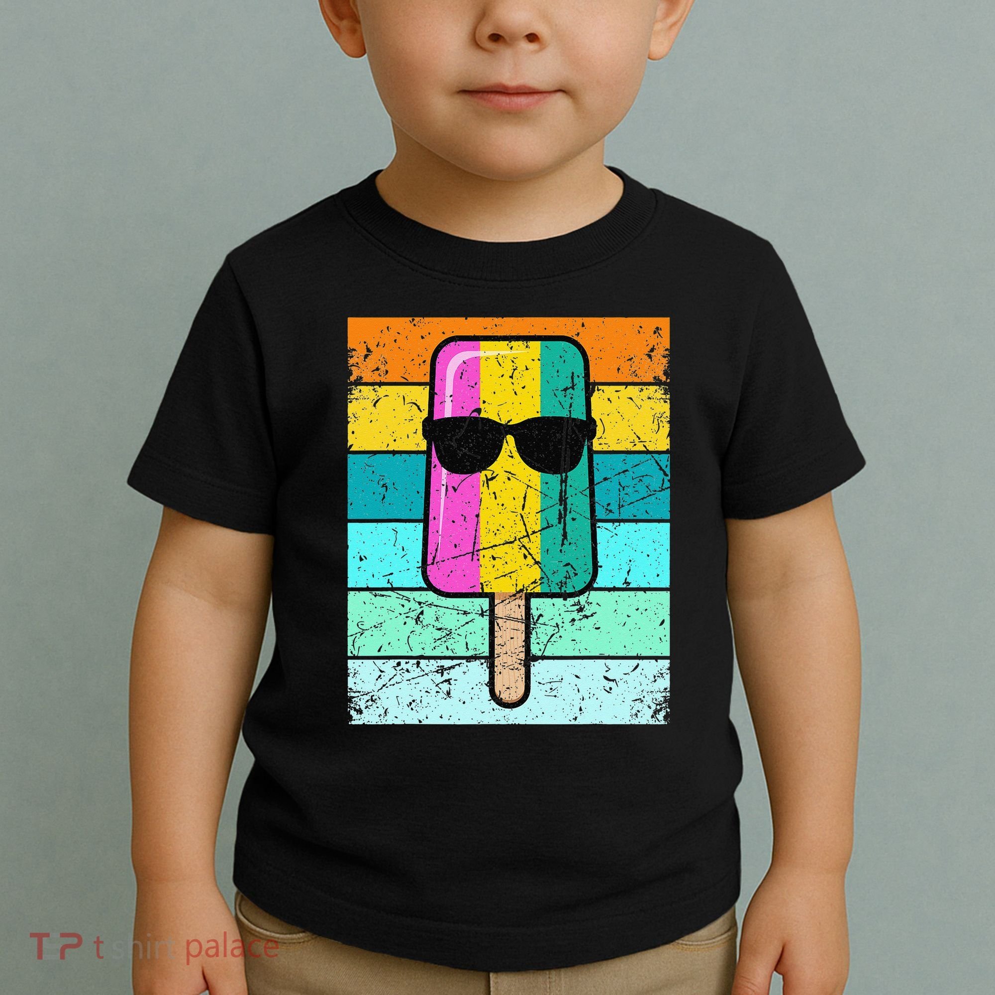 Summer Popsicle Funny Ice Cream Beach Pool Party Toddler T-Shirt