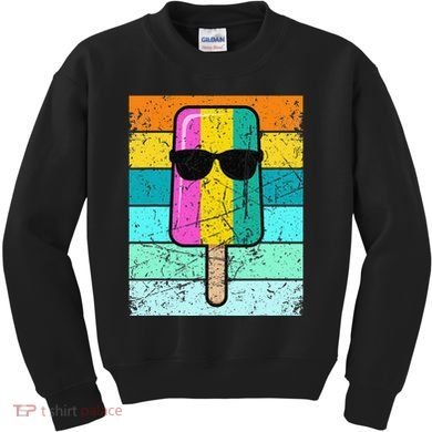 Summer Popsicle Funny Ice Cream Beach Pool Party Kids Sweatshirt