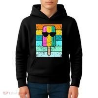 Summer Popsicle Funny Ice Cream Beach Pool Party Kids Hoodie thumb 4
