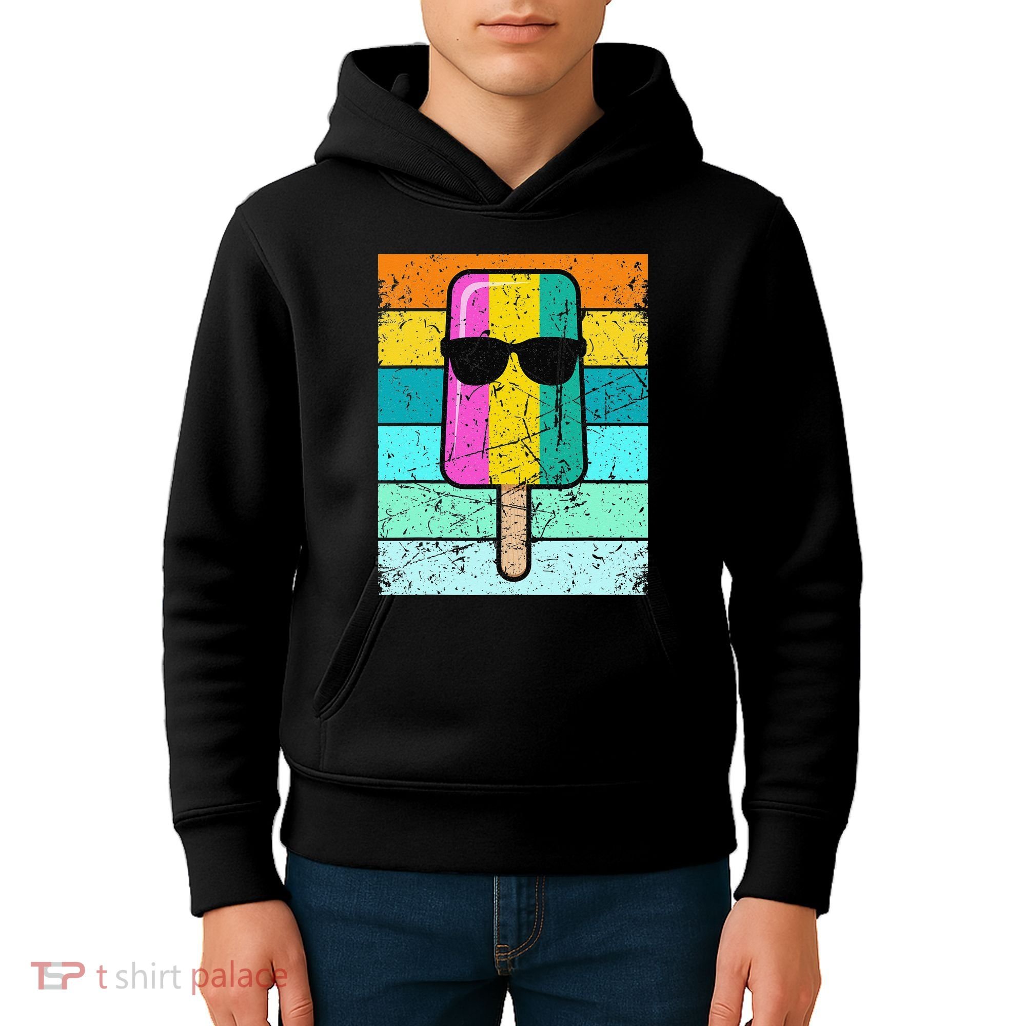 Summer Popsicle Funny Ice Cream Beach Pool Party Kids Hoodie