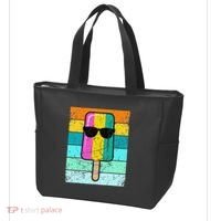 Summer Popsicle Funny Ice Cream Beach Pool Party Tote Bag thumb 3