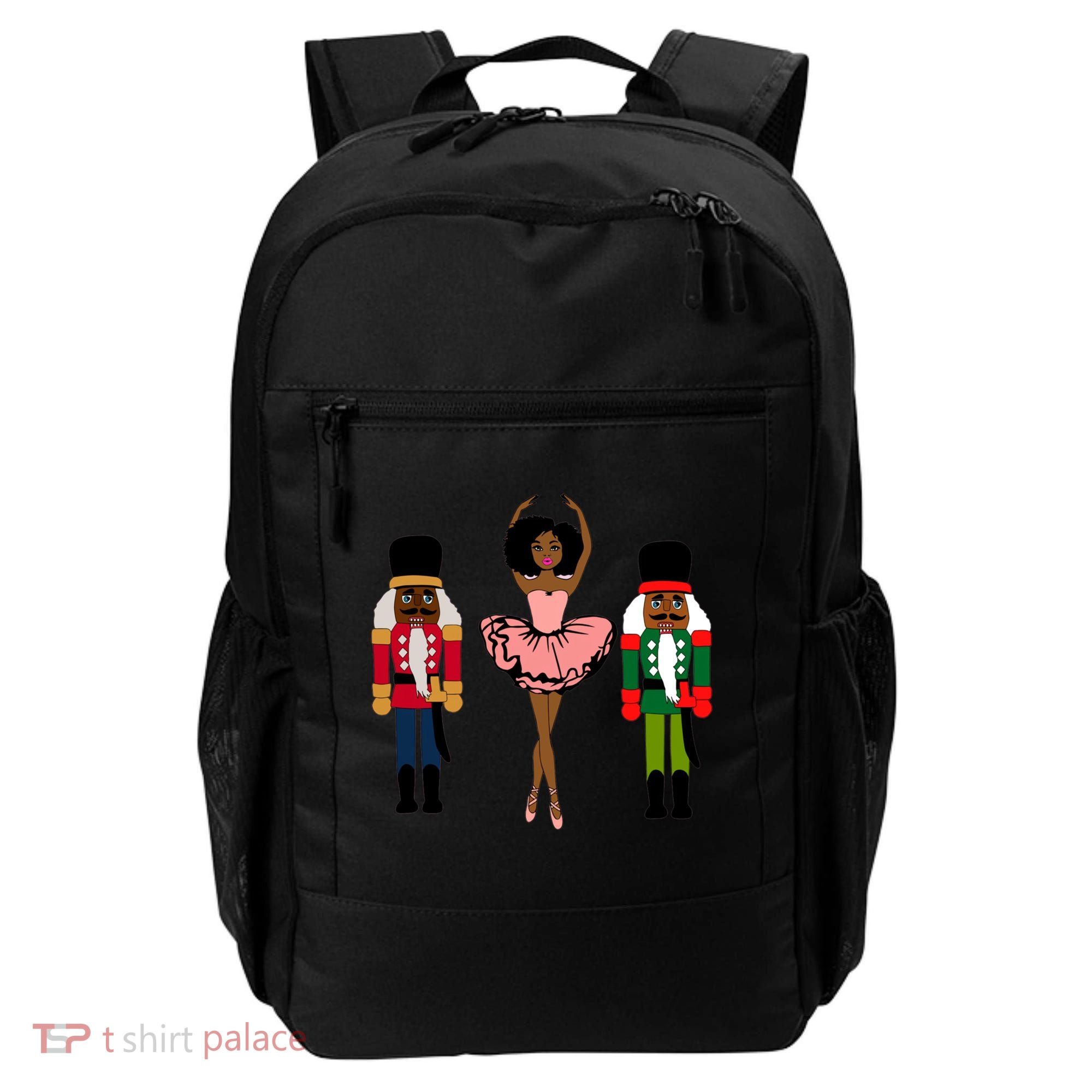 Sugar Plum Fairy Black Nutcracker Christmas African American Backpack