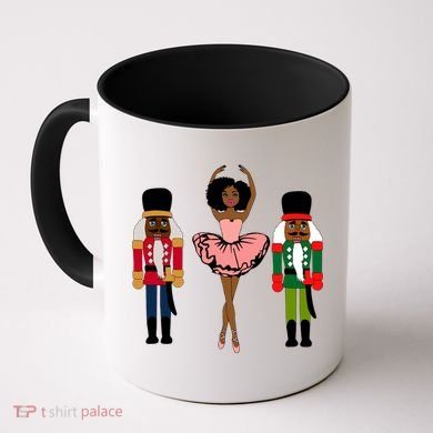 Sugar Plum Fairy Black Nutcracker Christmas African American Coffee Mug