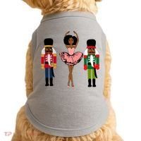 Sugar Plum Fairy Black Nutcracker Christmas African American Doggie Tank thumb 0