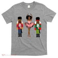 Sugar Plum Fairy Black Nutcracker Christmas African American T-Shirt thumb 0
