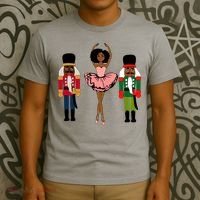 Sugar Plum Fairy Black Nutcracker Christmas African American T-Shirt thumb 3