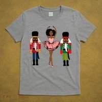 Sugar Plum Fairy Black Nutcracker Christmas African American T-Shirt thumb 5