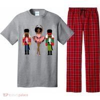 Sugar Plum Fairy Black Nutcracker Christmas African American Pajama Set thumb 0