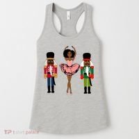 Sugar Plum Fairy Black Nutcracker Christmas African American Women's Tank Top thumb 0