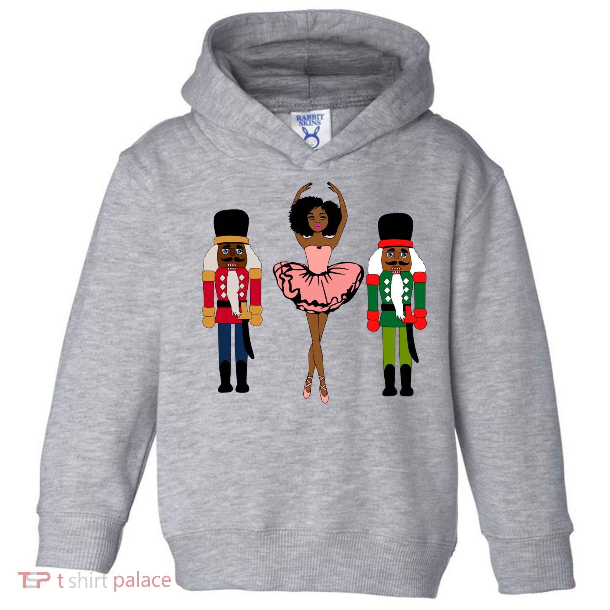 Sugar Plum Fairy Black Nutcracker Christmas African American Toddler Hoodie