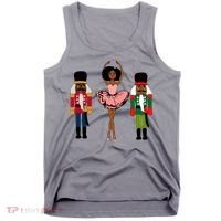 Sugar Plum Fairy Black Nutcracker Christmas African American Tank Top thumb 0