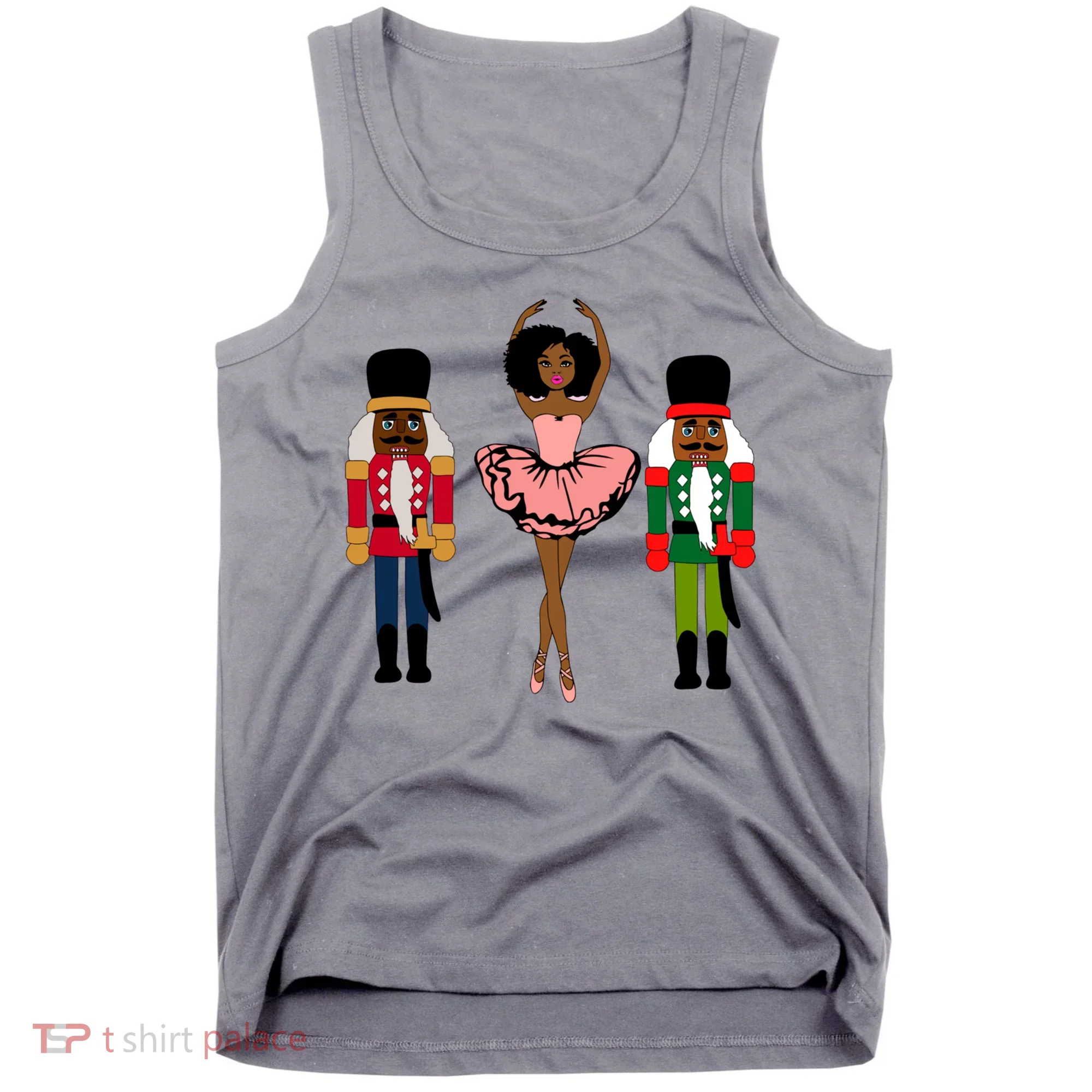 Sugar Plum Fairy Black Nutcracker Christmas African American Tank Top