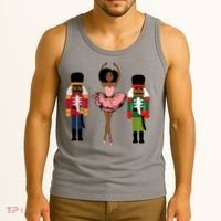 Sugar Plum Fairy Black Nutcracker Christmas African American Tank Top thumb 3