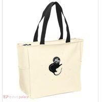 Space Possum Funny Introvert Anxiety Outer Space Tote Bag thumb 2