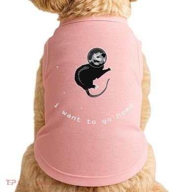 Space Possum Funny Introvert Anxiety Outer Space Doggie Tank