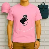 Space Possum Funny Introvert Anxiety Outer Space T-Shirt thumb 6
