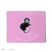 Space Possum Funny Introvert Anxiety Outer Space Mousepad thumb 0