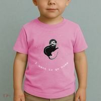 Space Possum Funny Introvert Anxiety Outer Space Toddler T-Shirt thumb 2