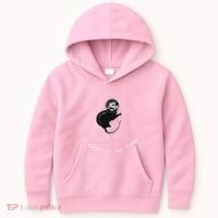 Space Possum Funny Introvert Anxiety Outer Space Kids Hoodie thumb 0