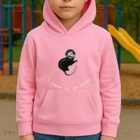Space Possum Funny Introvert Anxiety Outer Space Kids Hoodie thumb 2