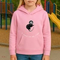Space Possum Funny Introvert Anxiety Outer Space Kids Hoodie thumb 3