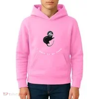 Space Possum Funny Introvert Anxiety Outer Space Kids Hoodie thumb 4