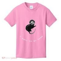 Space Possum Funny Introvert Anxiety Outer Space Kids T-Shirt thumb 0