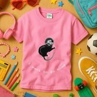 Space Possum Funny Introvert Anxiety Outer Space Kids T-Shirt thumb 3