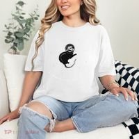 Space Possum Funny Introvert Anxiety Outer Space Comfort Colors T-Shirt thumb 2