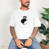 Space Possum Funny Introvert Anxiety Outer Space Comfort Colors T-Shirt thumb 3