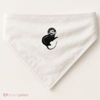 Space Possum Funny Introvert Anxiety Outer Space USA-Made Doggie Bandana thumb 0