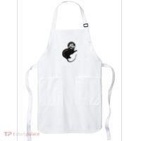 Space Possum Funny Introvert Anxiety Outer Space Apron thumb 0