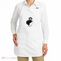 Space Possum Funny Introvert Anxiety Outer Space Apron thumb 2