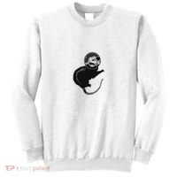 Space Possum Funny Introvert Anxiety Outer Space Sweatshirt thumb 0