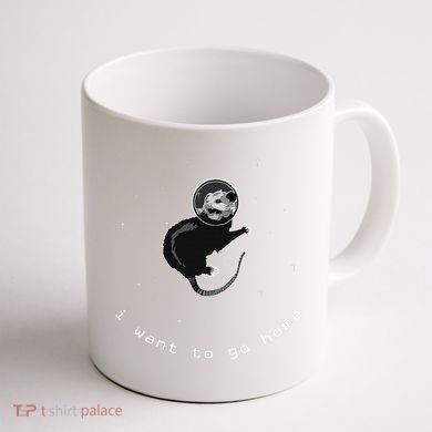 Space Possum Funny Introvert Anxiety Outer Space Coffee Mug back