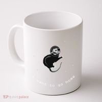 Space Possum Funny Introvert Anxiety Outer Space Coffee Mug thumb 0