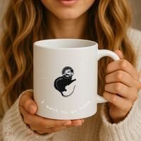 Space Possum Funny Introvert Anxiety Outer Space Coffee Mug thumb 3