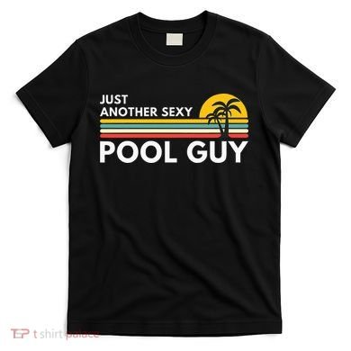 Sexy Pool Guy Palm Tree T-Shirt