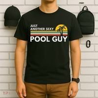 Sexy Pool Guy Palm Tree T-Shirt thumb 6