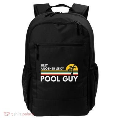 Sexy Pool Guy Palm Tree Backpack