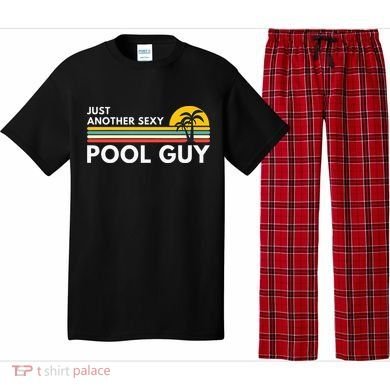Sexy Pool Guy Palm Tree Pajama Set