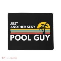 Sexy Pool Guy Palm Tree Mousepad thumb 0