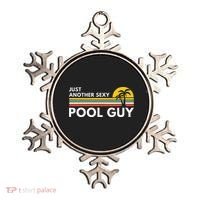 Sexy Pool Guy Palm Tree Ornament thumb 0