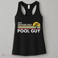 Sexy Pool Guy Palm Tree Women's Tank Top thumb 3