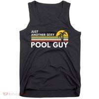 Sexy Pool Guy Palm Tree Tank Top thumb 0