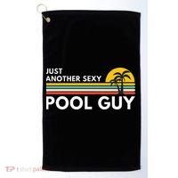 Sexy Pool Guy Palm Tree Golf Towel thumb 0