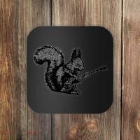 Squirrel Playing Guitar Funny Squirel Guitar Lover Guitar Coaster thumb 0